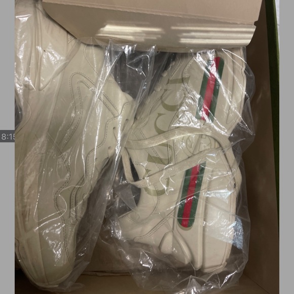 Authentic Gucci Men Rhython Leather Shoes - Picture 1 of 1